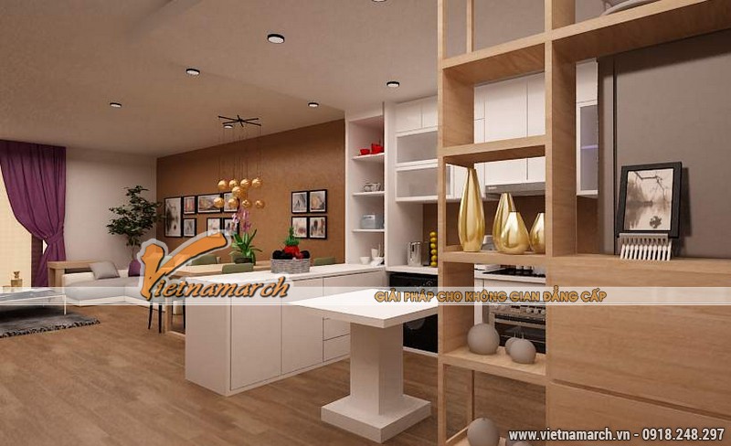 Thiết kế nội thất chung cư căn hộ T4 - 2211 nhà chị Hà.05