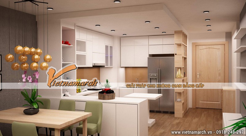 Thiết kế nội thất chung cư căn hộ T4 - 2211 nhà chị Hà.06