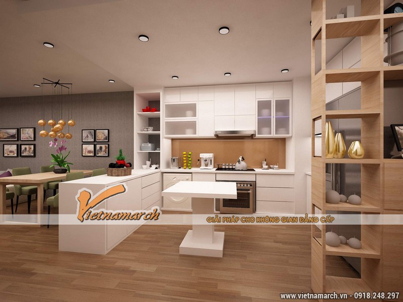 Thiết kế nội thất chung cư căn hộ T4 - 2211 nhà chị Hà.08