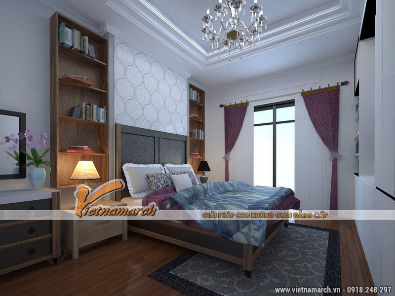 Thiết kế nội thất chung cư căn hộ T4 - 2211 nhà chị Hà.09