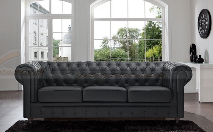 Ghế sofa nhập khẩu theo phong cách tân cổ điển 