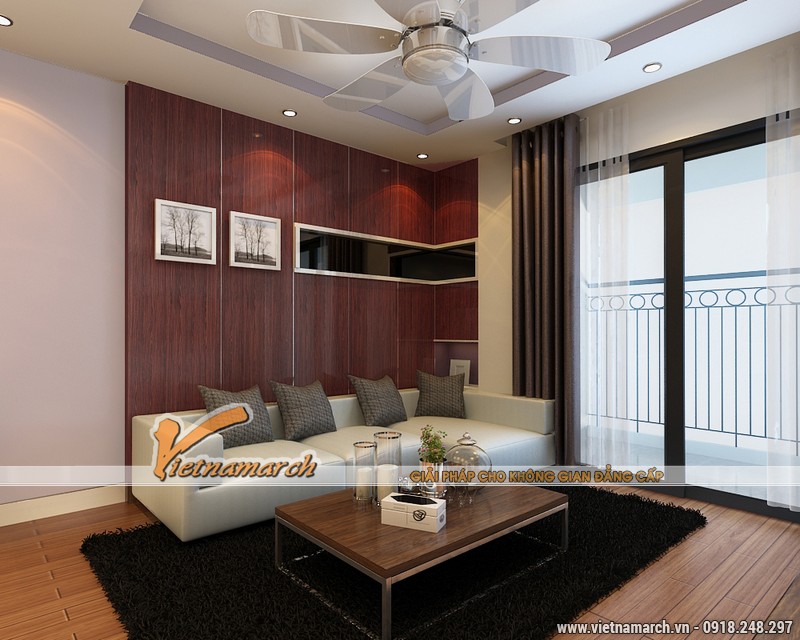 Thiết kế nội thất chung cư Times City căn hộ T2-3001 nhà anh Mạnh.