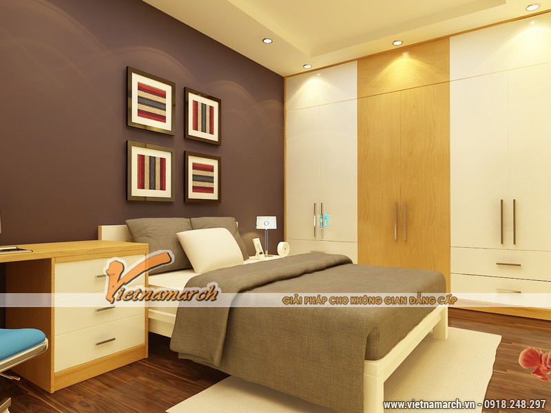 Thiết kế nội thất chung cư Times City căn hộ T2 - 1718 nhà chị Minh 10