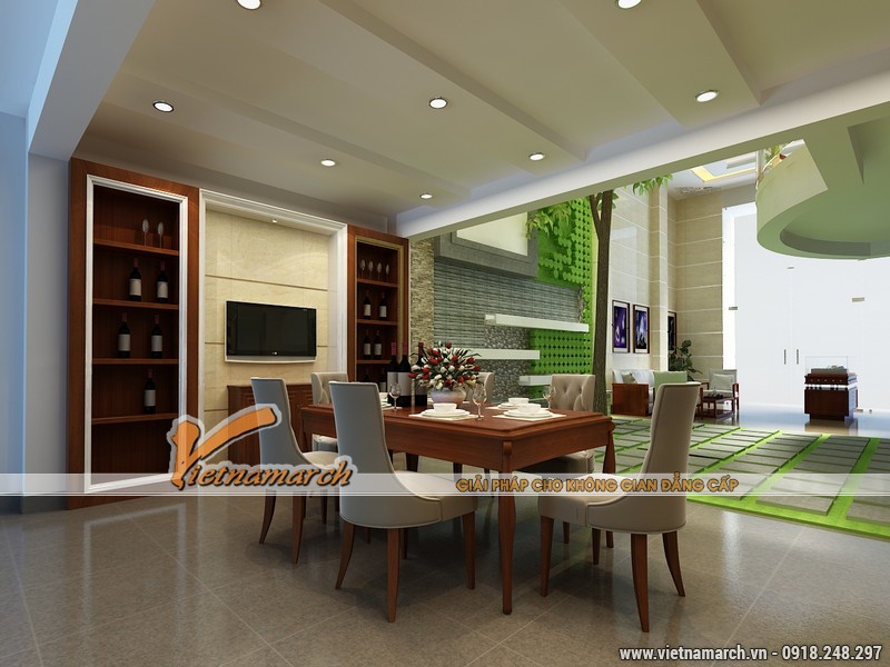 Thiết kế kiến trúc, nội thất nhà phố cho nhà anh Phong - Hải Dương 19
