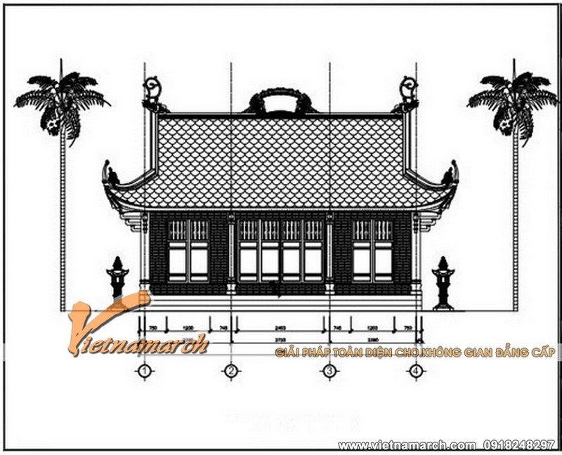  Thiết kế nhà thờ họ cho dòng họ Nguyễn Đình tại Hải Phòng 02