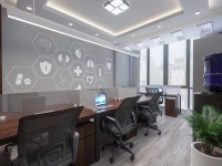 Mẫu thiết kế văn phòng cho công ty diện tích nhỏ 20m2 3 tầng trên phố