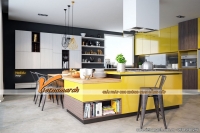 Các mẫu trần thạch cao hiện đại cho phòng bếp cực kỳ đẹp mắt 2016 